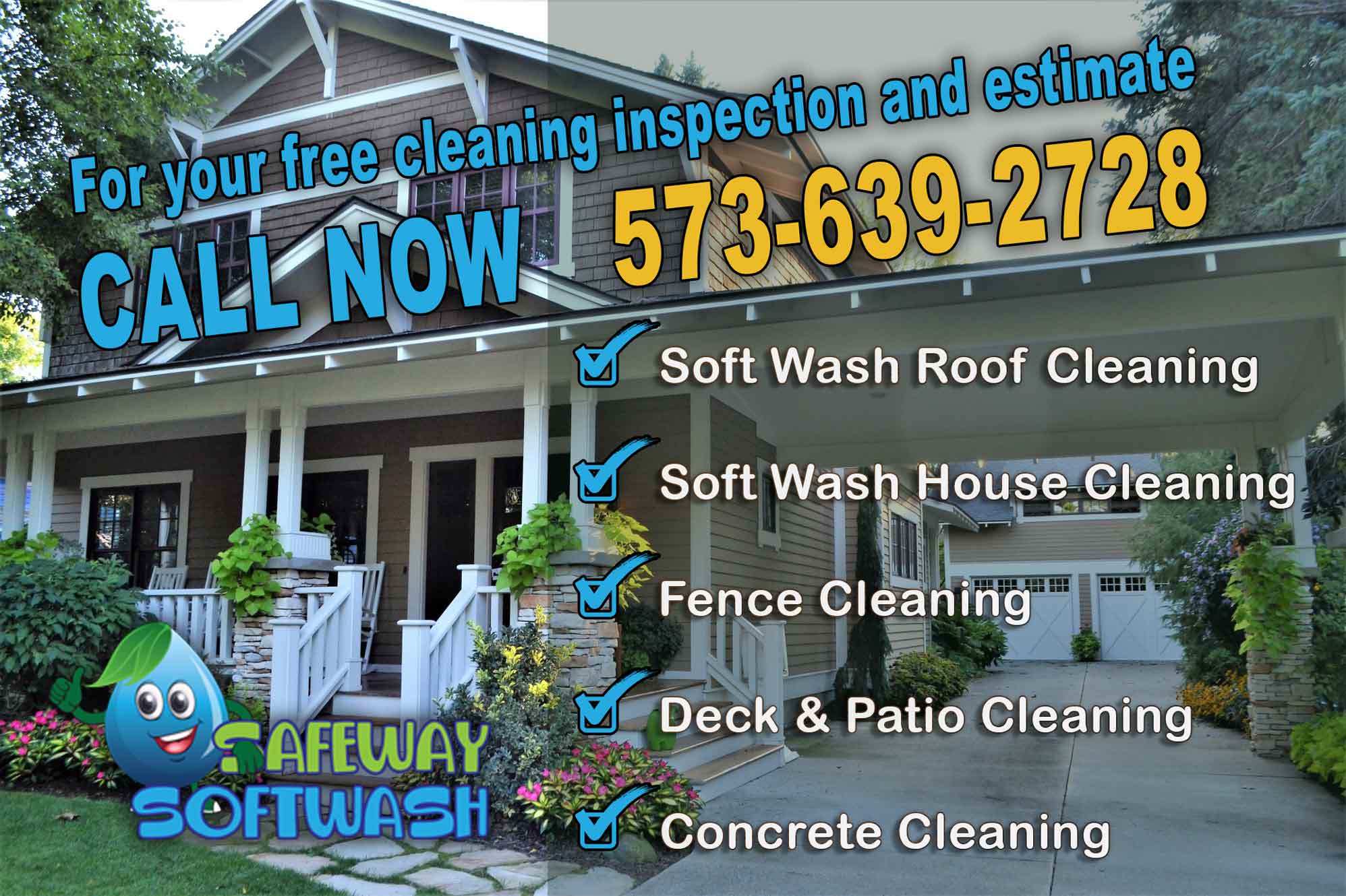 Columbia MO Soft Washing